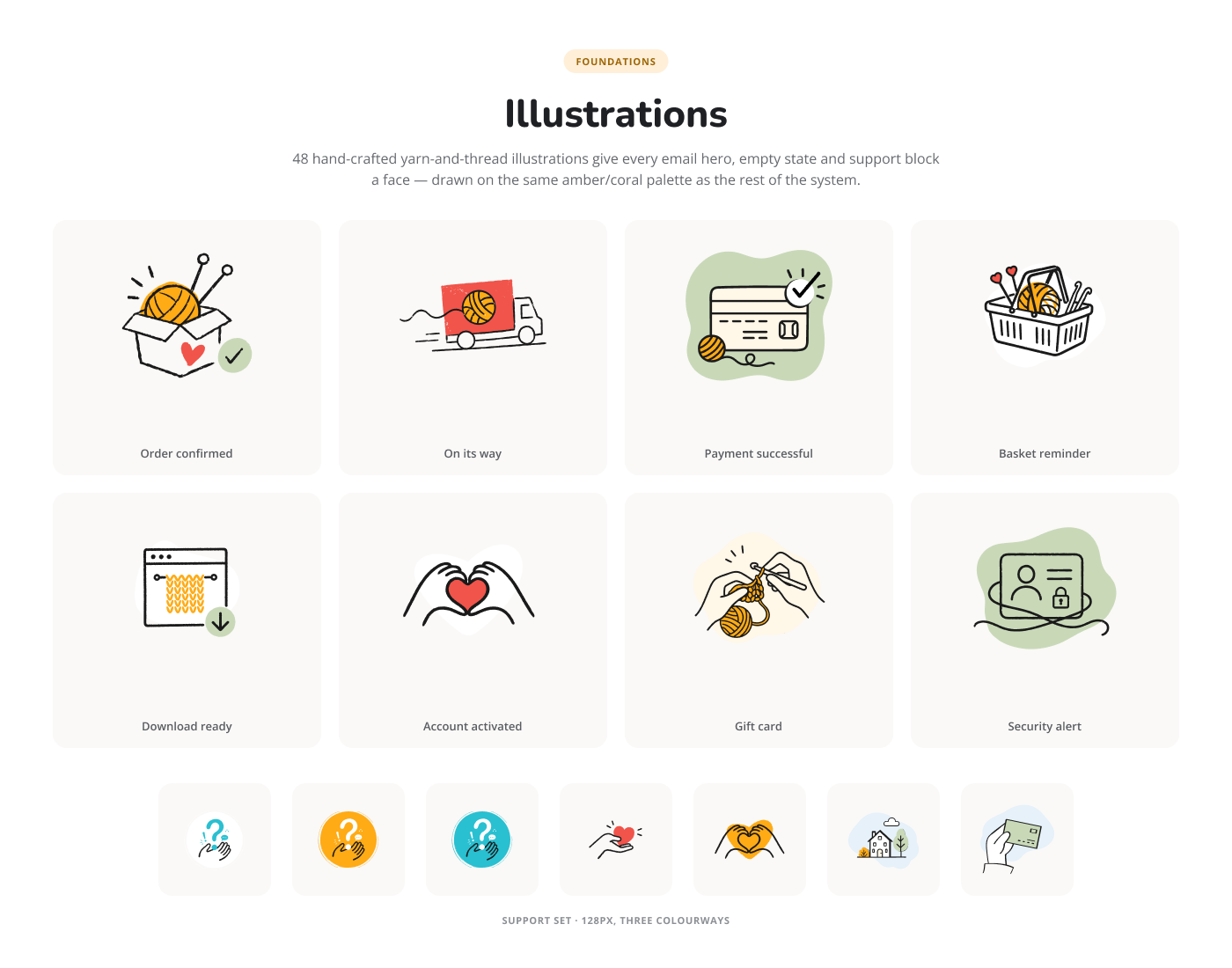 LoveCrafts illustration library